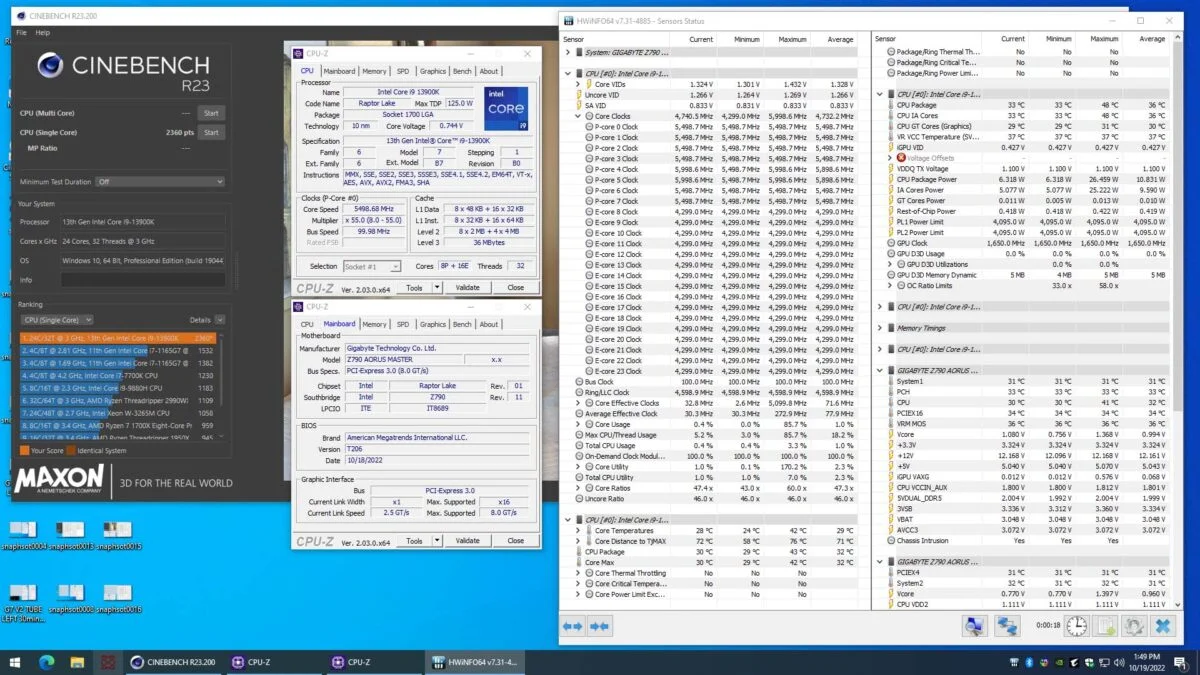 Gigabyte Z790 Instant 6GHz Core i9-13900K