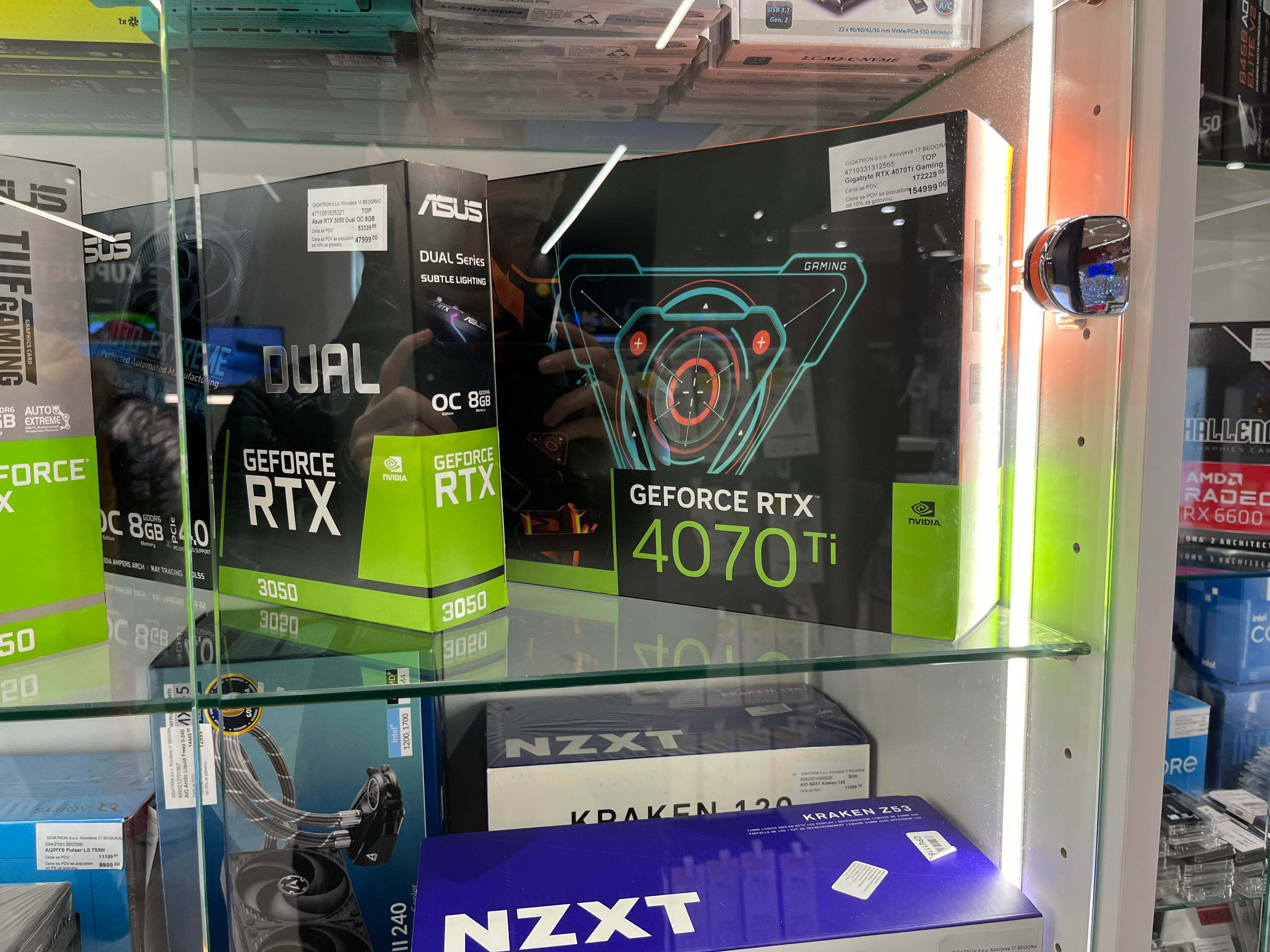 Nvidia GeForce RTX 4070 Ti shows up on Geekbench's OpenCL database