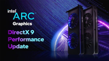 Intel Arc GPUs DirectX 9 Update